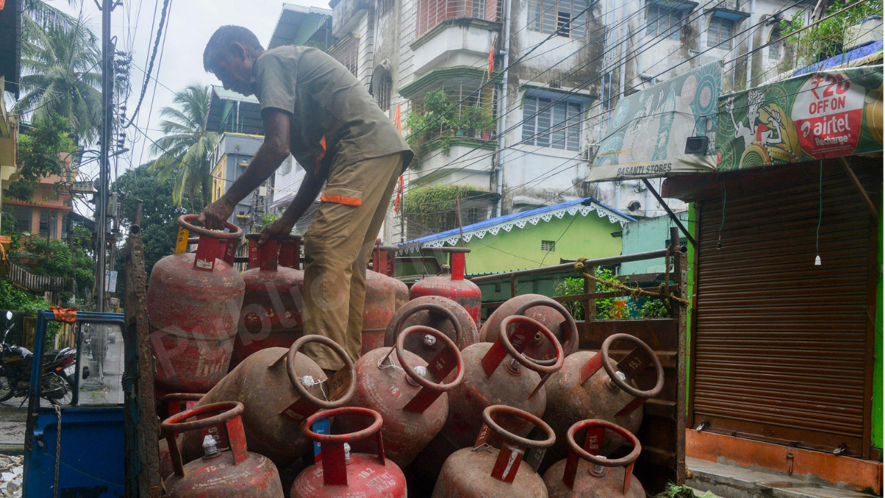 LPG cylinders used in Indian households amid supply concerns