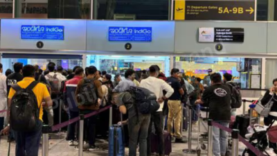 Passengers stranded at airports after major Gulf flight disruptions.