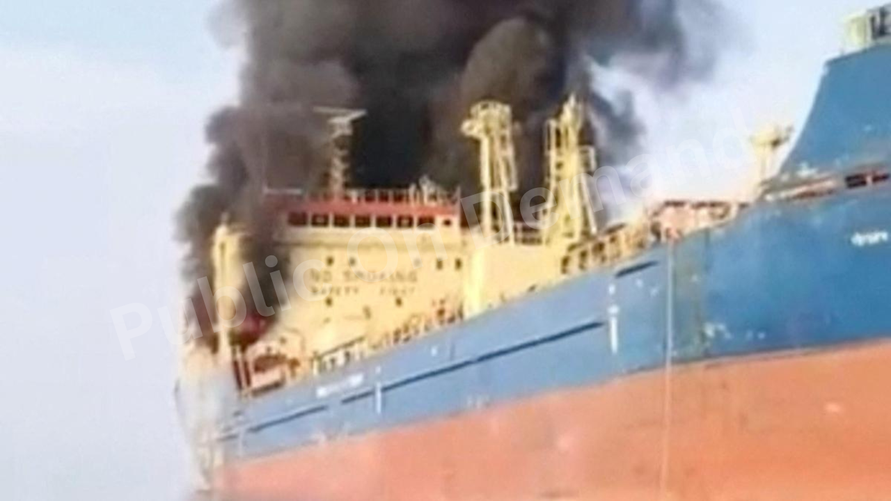 oil tanker in middle east waters