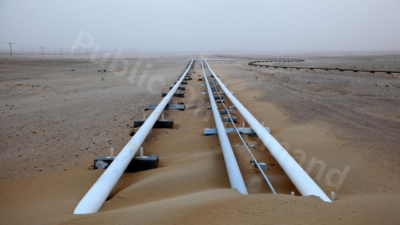 Middle East oil production and geopolitical tension